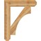 Ekena Millwork Westlake Craftsman Rough Sawn Bracket, Western Red Cedar, 6"W x 32"D x 40"H BKT06X32X40WTL04RWR - alternate 4